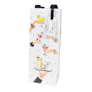 Caspari Aperitivo Bottle Bag 5 X 3 1/2 X 13 10074B4