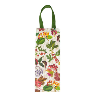 Caspari Berry Botanical Wine & Bottle Gift Bags - 1 Each 10076B4