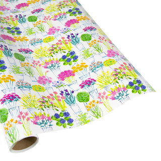Caspari Flower Market Roll Wrap 30 Inch X 8Ft-2 Inch Core 10082RC