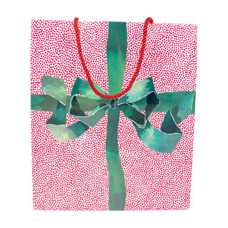 Caspari Tied With A Bow Large Gift Bag 10"L x 4.75"W x 11.75"H - includes 1 bag 10093B7