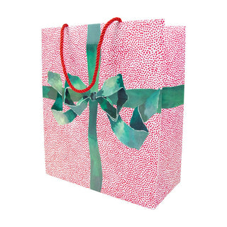 Caspari Tied With A Bow Large Gift Bag 10"L x 4.75"W x 11.75"H - includes 1 bag 10093B7