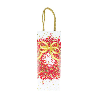 Caspari Pepperberry White Wine & Bottle Gift Bags - 1 Each 10094B4