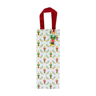 Caspari Little Nutcracker Wine & Bottle Gift Bags - 1 Each 10096B4