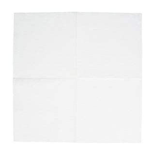Caspari Paper Linen White Napkin Solid Airlaid Cocktail-15 In 100CG