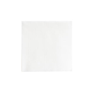 Caspari Paper Linen White Napkin Solid Airlaid Cocktail-15 In 100CG