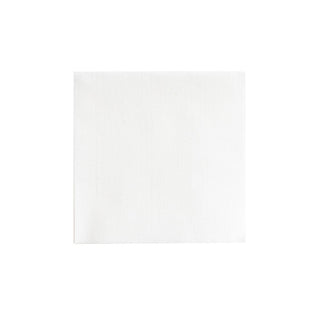 Caspari Paper Linen White Napkin Solid Airlaid Cocktail-15 In 100CG