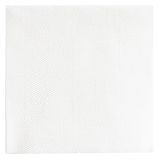 Caspari Paper Linen White Napkin Solid Airlaid Dinner-12 In 100DG