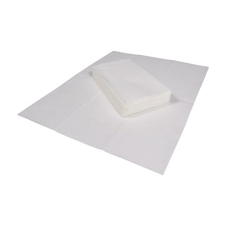 Caspari Paper Linen White Guest Towels Solid Airlaid - 12 In 100GG