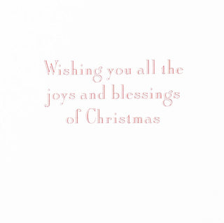 Caspari Church In Snow Petite Boxed Christmas Cards - includes 15 cards & envelopes 101011