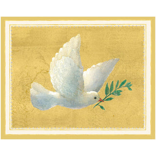 Caspari Dove Petite Boxed Christmas Cards - includes 15 cards & envelopes 101032