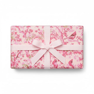 Caspari Scenic Songbirds Rose Roll Wrap 30 Inch X 8Ft-2 Inch Core 10105RC