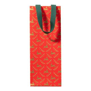 Caspari Little Reindeer Gift Bags - includes 1 Gift Bags 10107B4