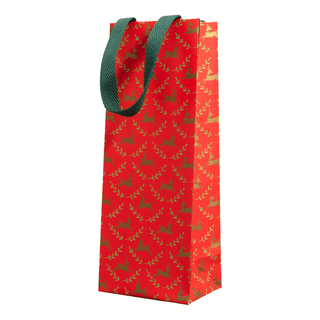 Caspari Little Reindeer Gift Bags - includes 1 Gift Bags 10107B4