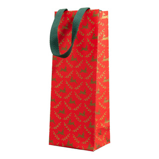 Caspari Little Reindeer Gift Bags - includes 1 Gift Bags 10107B4