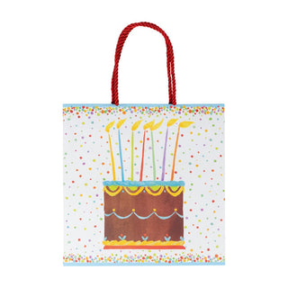 Caspari Birthday Cake Med Square Size 9-3/4 X 9-3/4 X 4 10118B13