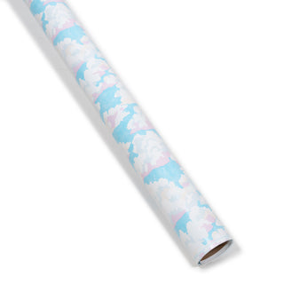 Caspari Blue Skies Roll Wrap 30 Inch X 8Ft-2 Inch Core 10119RC