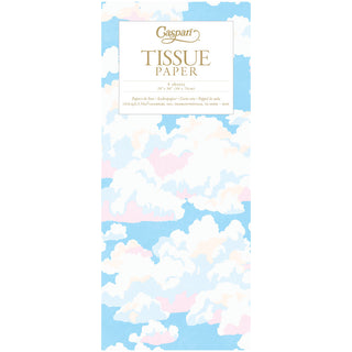 Caspari Blue Skies Tissue Pkg 4 Sheets 10119TIS