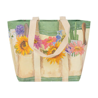 Caspari Garden Tote Small Tote Sz 8-1/2 X 5-3/4 X 2-1/2 10120B11