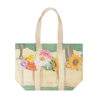 Caspari Garden Tote Small Tote Sz 8-1/2 X 5-3/4 X 2-1/2 10120B11