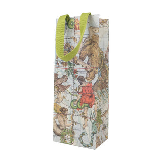 Caspari Zodiac Bottle Bag 5 X 3 1/2 X 13 10121B4