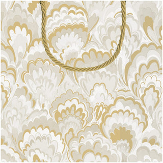 Caspari Marbled Ceramica Silver & Gold Gift Bags - includes 1 Gift Bags 101270B1.5