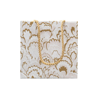 Caspari Marbled Ceramica Silver & Gold Gift Bags - includes 1 Gift Bags 101270B1.5