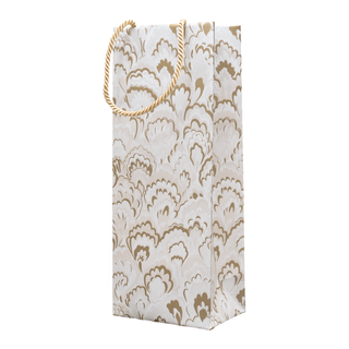 Caspari Marbled Ceramica Silver & Gold Gift Bags - includes 1 Gift Bags 101270B4
