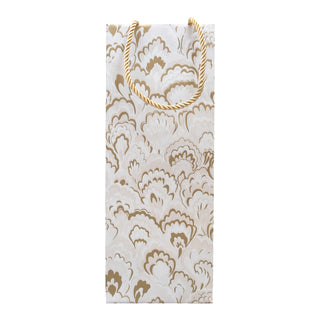 Caspari Marbled Ceramica Silver & Gold Gift Bags - includes 1 Gift Bags 101270B4