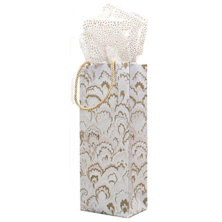 Caspari Marbled Ceramica Silver & Gold Gift Bags - includes 1 Gift Bags 101270B4