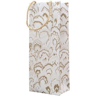 Caspari Marbled Ceramica Silver & Gold Gift Bags - includes 1 Gift Bags 101270B4