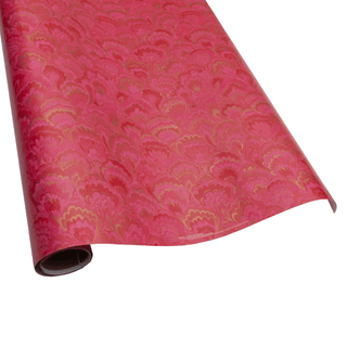 Caspari Marbled Ceramica Fuchsia & Gold Roll Wrap - includes 1 Roll 101271RC