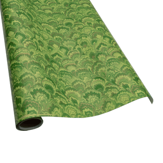 Caspari Marbled Ceramica Green & Gold Roll Wrap - includes 1 Roll Wrap 101272RC