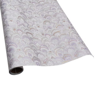 Marbled Ceramica Silver & Lavender Roll Wrap - includes 1 Roll
