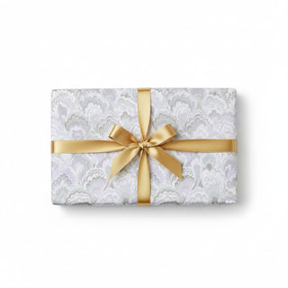 Caspari Marbled Ceramica Silver & Lavender Roll Wrap - includes 1 Roll 101273RC