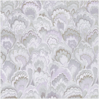 Caspari Marbled Ceramica Silver & Lavender Roll Wrap - includes 1 Roll Wrap 101273RC