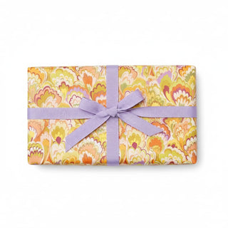 Caspari Marbled Ceramica Rspbrry/Chartreuse Roll Wrap 30 Inch X 8Ft-2 Inch Core 10127RC