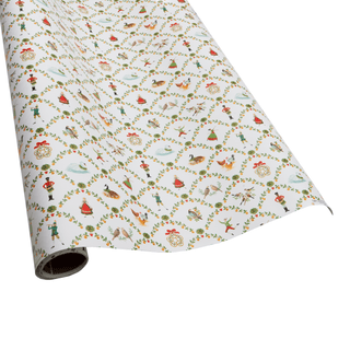 Caspari On The Twelfth Day Roll Wrap - includes 1 Roll Wrap 10129RC