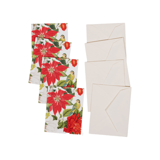 Caspari Christmas Chinoiserie Enclosure Cards & Envelopes - includes 4 Enclosure Cards & Envelopes 101321ENC