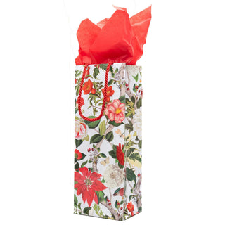 Caspari Christmas Chinoiserie Gift Bags - includes 1 Gift Bags 10132B4