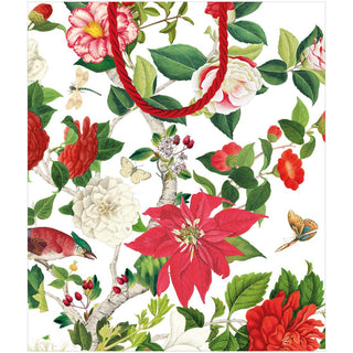 Caspari Christmas Chinoiserie Gift Bags - includes 1 Gift Bags 10132B7