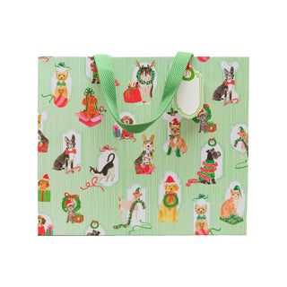 Caspari Presenting Pets Gift Bags - includes 1 Gift Bags 10134B3
