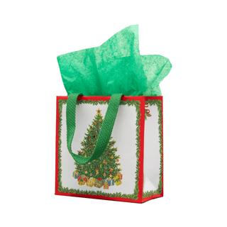 Caspari Christmas Tree Gift Bags - includes 1 Gift Bags 10138B1.5