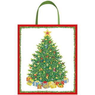 Caspari Christmas Tree Gift Bags - includes 1 Gift Bags 10138B7