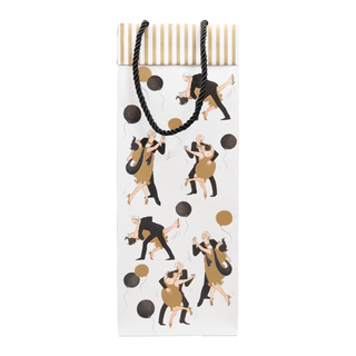 Caspari Boogie Woogie Gift Bags - includes 1 Gift Bags 10142B4