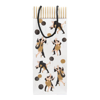 Caspari Boogie Woogie Gift Bags - includes 1 Gift Bags 10142B4