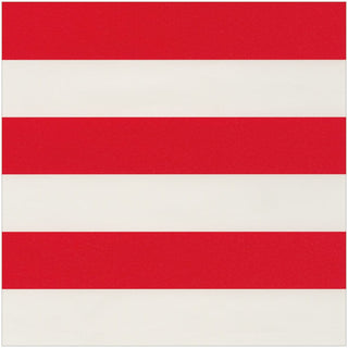 Caspari Awning Stripe Red & White Roll Wrap - includes 1 Roll Wrap 10148RC