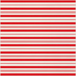 Caspari Candy Stripe Red & White Roll Wrap - includes 1 Roll Wrap 10149RC
