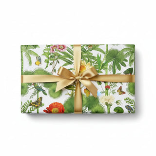 Caspari Paradise Garden White Gift Wrap 101531RC