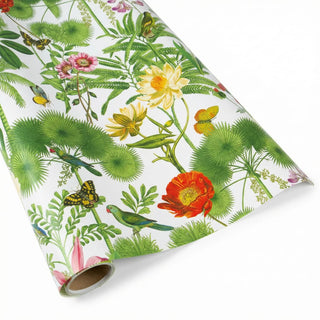 Caspari Paradise Garden White Gift Wrap 101531RC