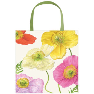 Caspari Poppy Small Square Gift Bag - 5.75"L x 2.5" W x 5.75"H - includes 1 bag 10154B1.5